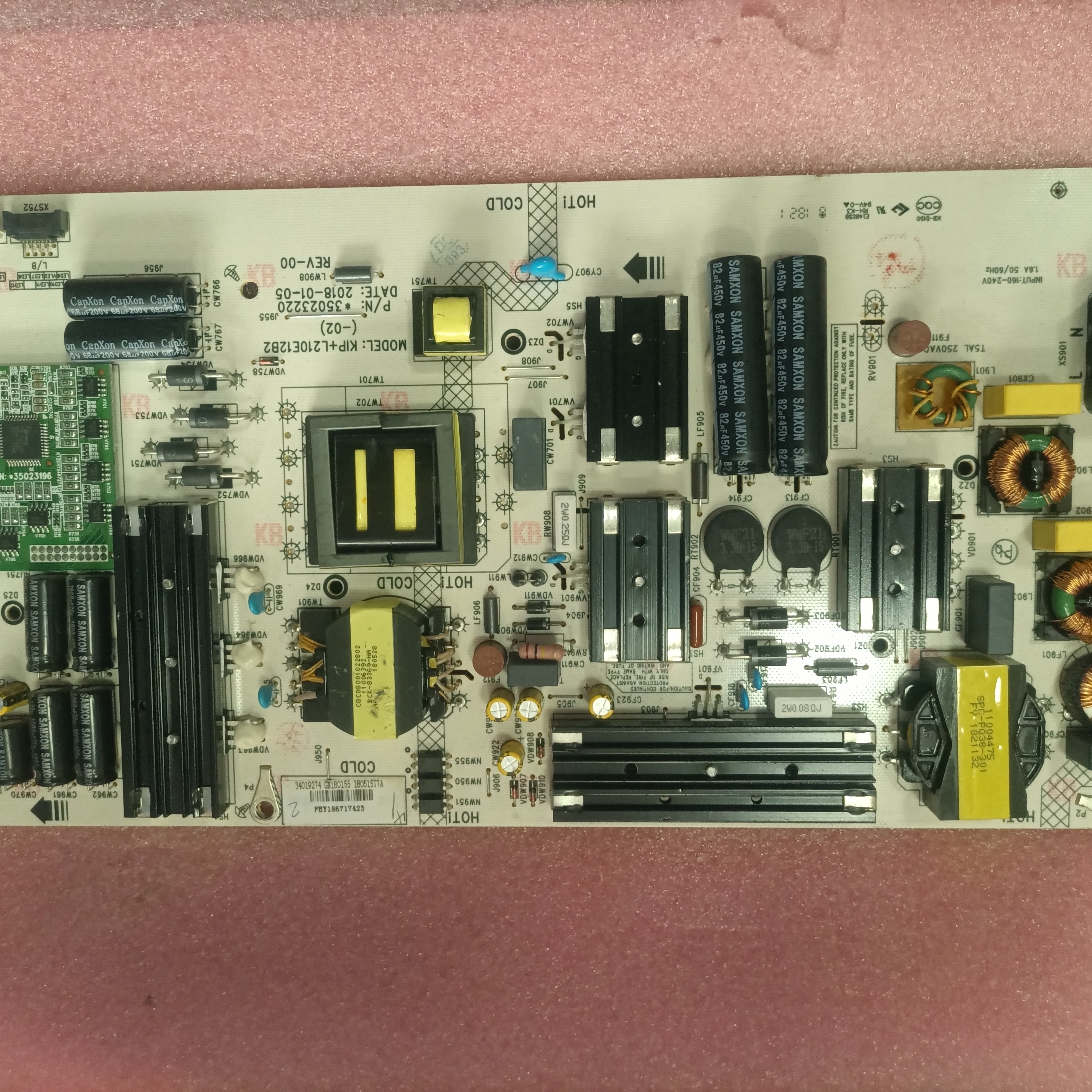 康佳LED55A2 65A2电源板34019274 35023220 KIP+L210E12B2(-02)