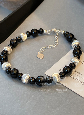 天然石串珠手链轻奢小众精致高级感2025新款小众设计女手绳手串