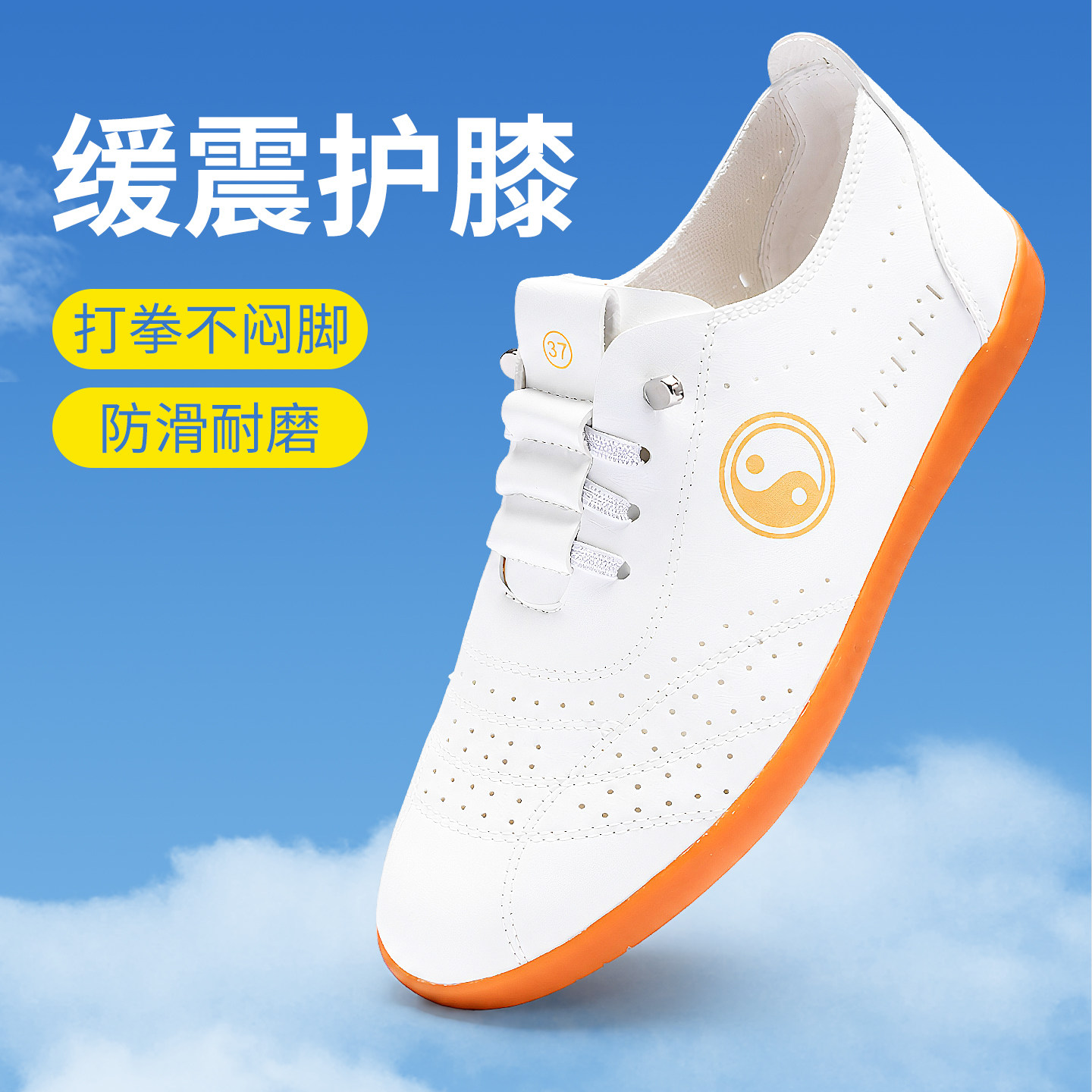 夏季薄款牛筋底新款太极鞋练功鞋图片