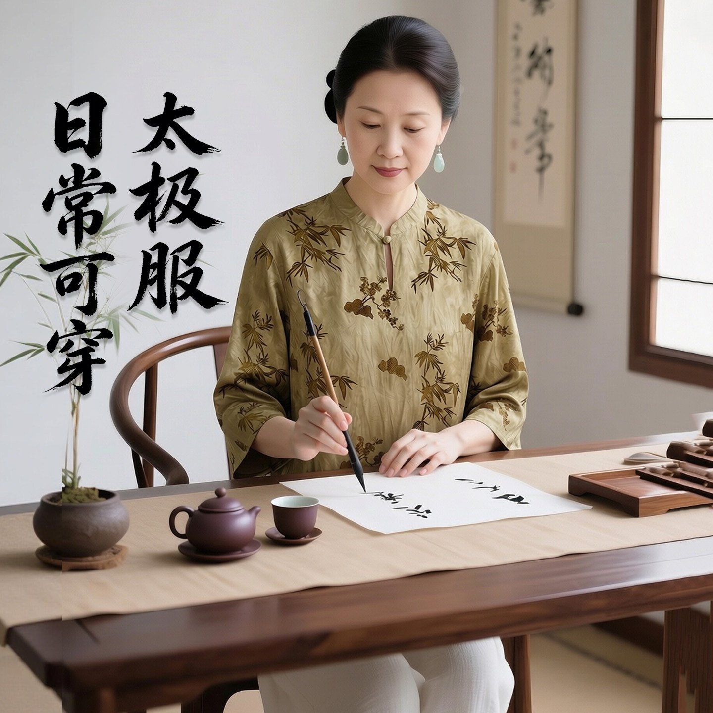 日常可穿太极服2026新款夏季薄款图片