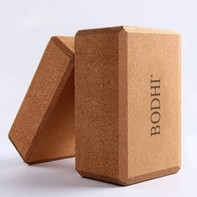 bodhi天然软木瑜伽砖防滑高密度