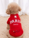 Толстовка моды, собака, кошка, теплая одежда, плюшевая Vip Pet, маленькая собака, универсальная осенняя и зимняя одежда