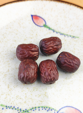 国潮风枣木红枣型钥匙扣穿搭配饰平安招财实木手工小坠古典饰文玩