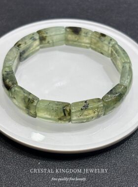 天然碧玺葡萄石手排牌手串手链diy串珠材料原创水晶首饰散珠礼物