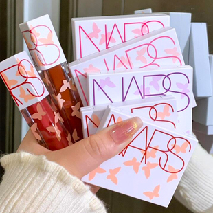 现货NARS娜斯蝴蝶限定大白饼10g欧若拉定妆蜜粉饼唇釉500 507腮红