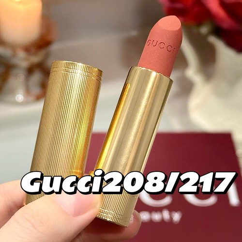 gucci古驰金管哑光口红208214