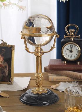 欧式水晶球摆件客厅玄关酒柜