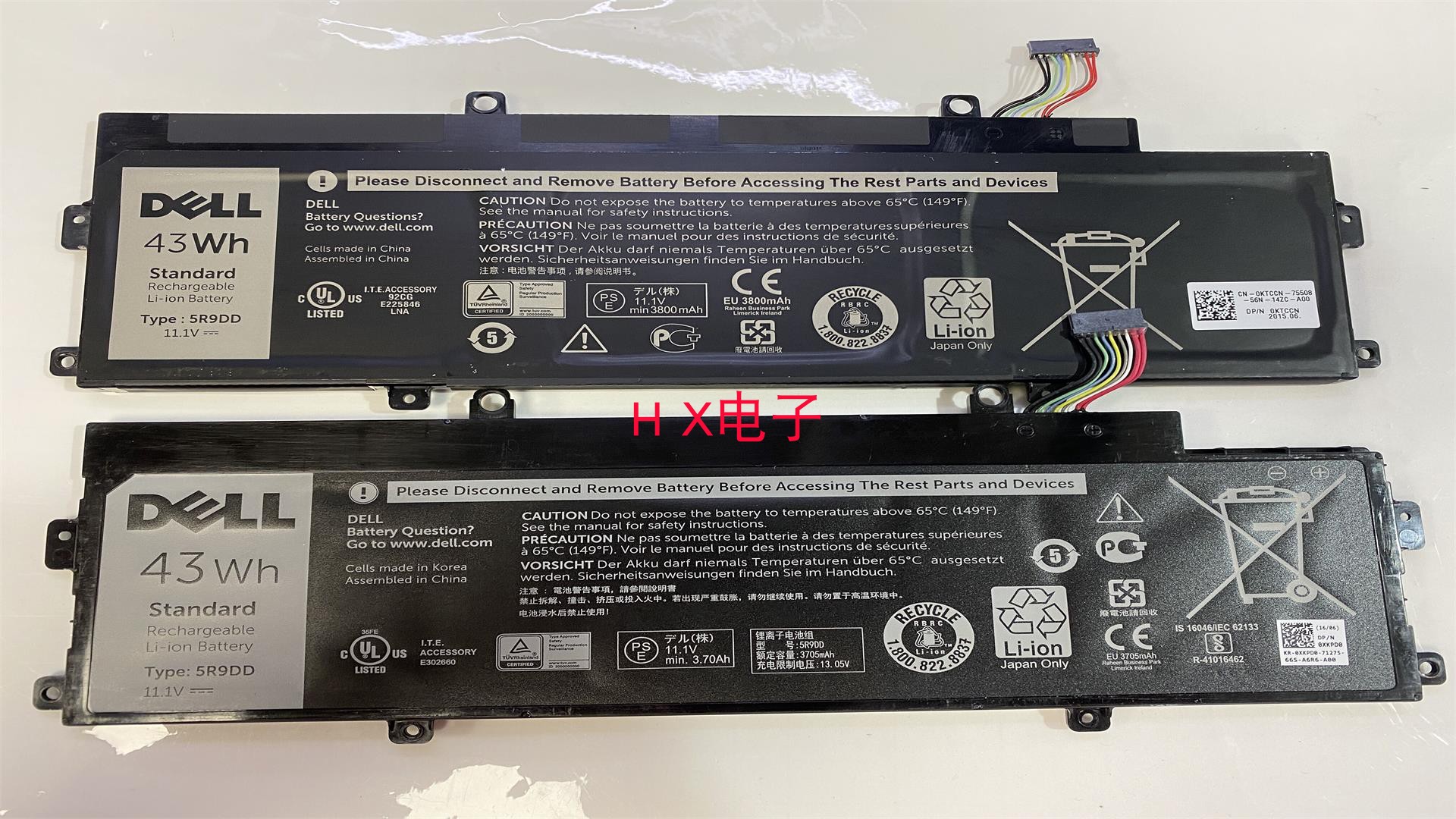 全新原装DELL戴尔 Chromebook,5R9DD,3120 3芯笔记本电池