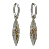 中古风许愿石耳环个性 不规则小众耳饰潮流嘻哈无耳洞耳夹男女