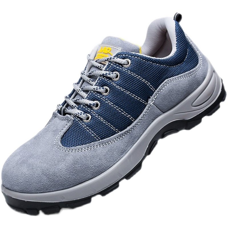 LABOR PROTECTION SHOES MENS LIGHT ANTI-SMASH ANTI-PUNCTURE WEAR-RESISTANT BREATHABLE WORK SHOES 47 YARD CONSTRUCTION SITE SAFETY SHOES STEEL TOE