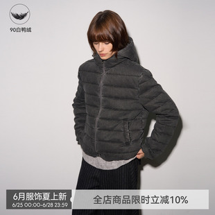 【酵洗排骨】BiLLconch重工水洗排骨羽绒服宽松廓形90白鸭绒外套