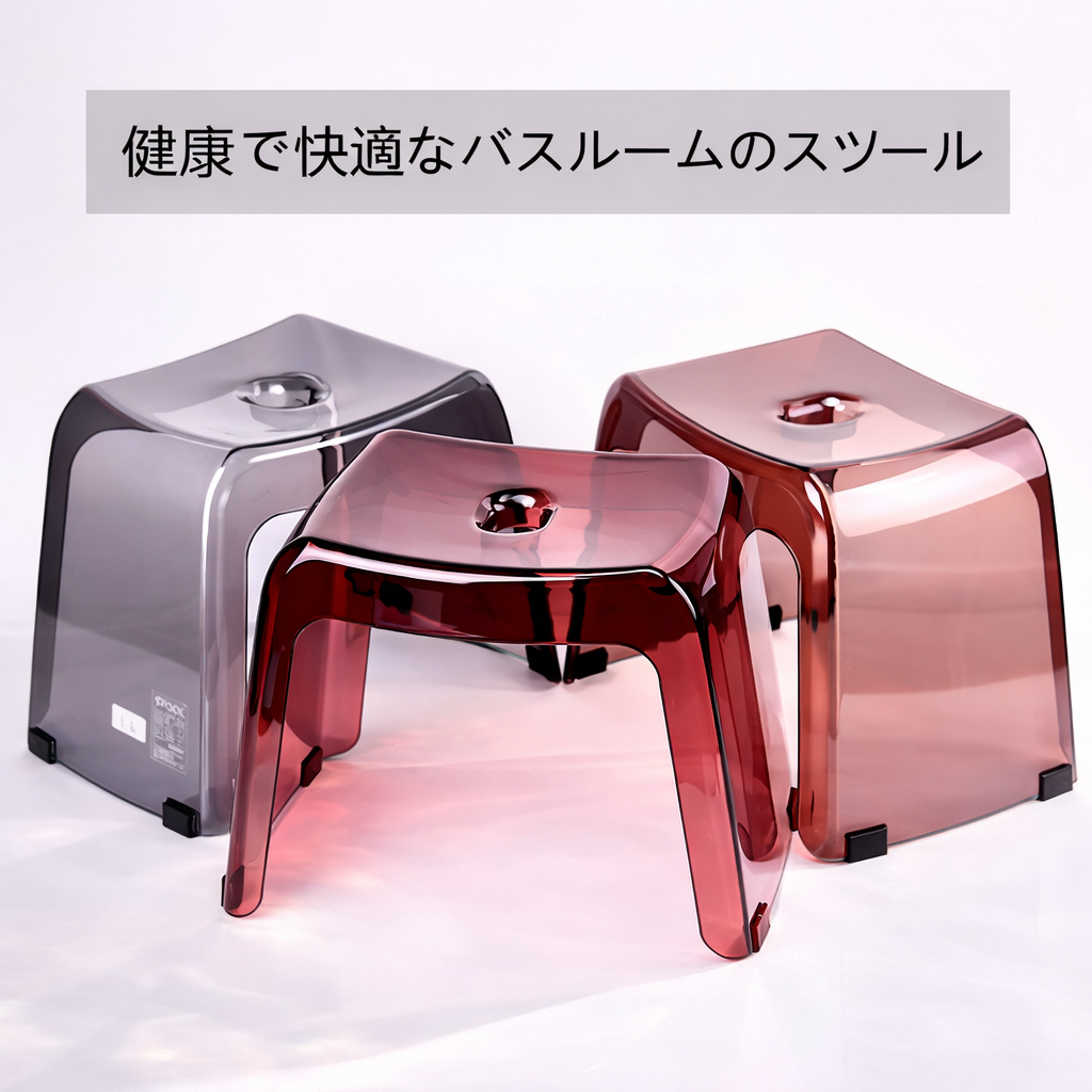 浴室洗澡凳淋浴凳踩垫脚凳水晶小板凳防滑儿童凳矮凳家用塑料凳子