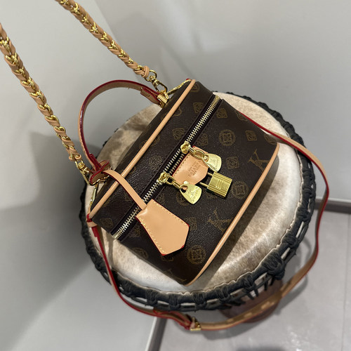 左杏2025新款高级感老花手提包