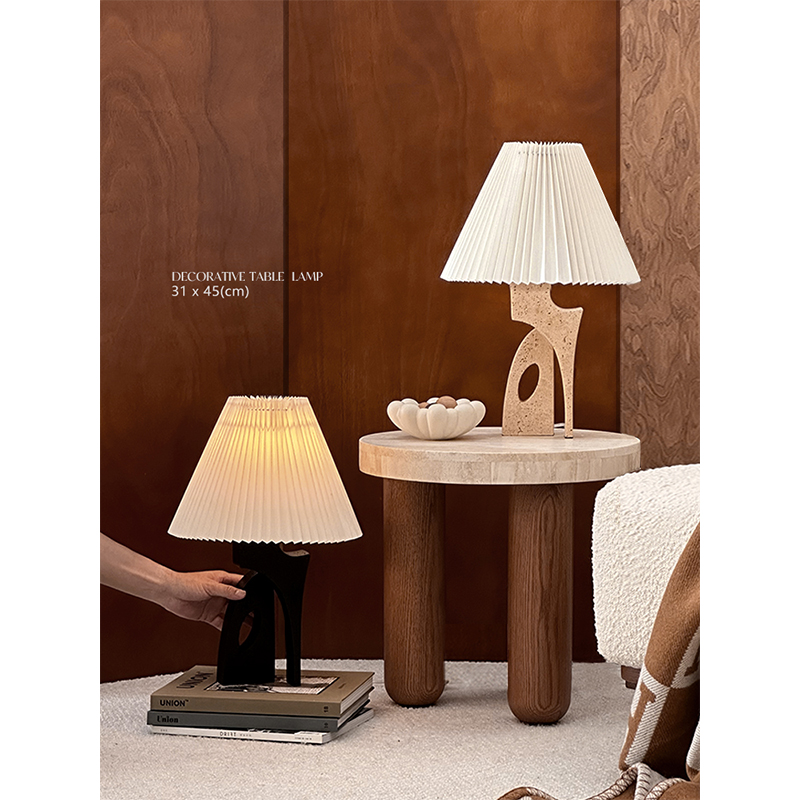 桌面边柜法式复古装饰台灯床头灯