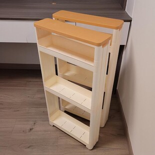 9cm超窄极窄置物架卫生间厨房缝隙夹缝冰箱旁收纳储物柜窄缝带顶