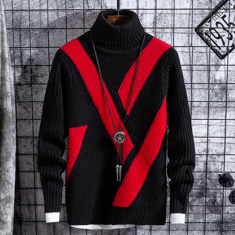 Men's new casual sweater fashion versatile youth knitwear sweater