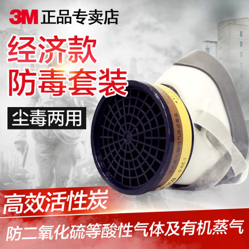 酸性化工气体异味二氧防毒面具