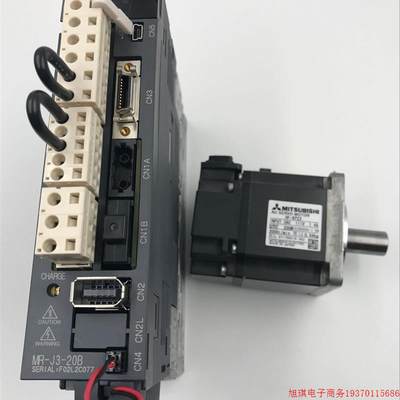 拍前询价:MR-J3-20B+HF--KP23一套 现货 可单卖 实物图