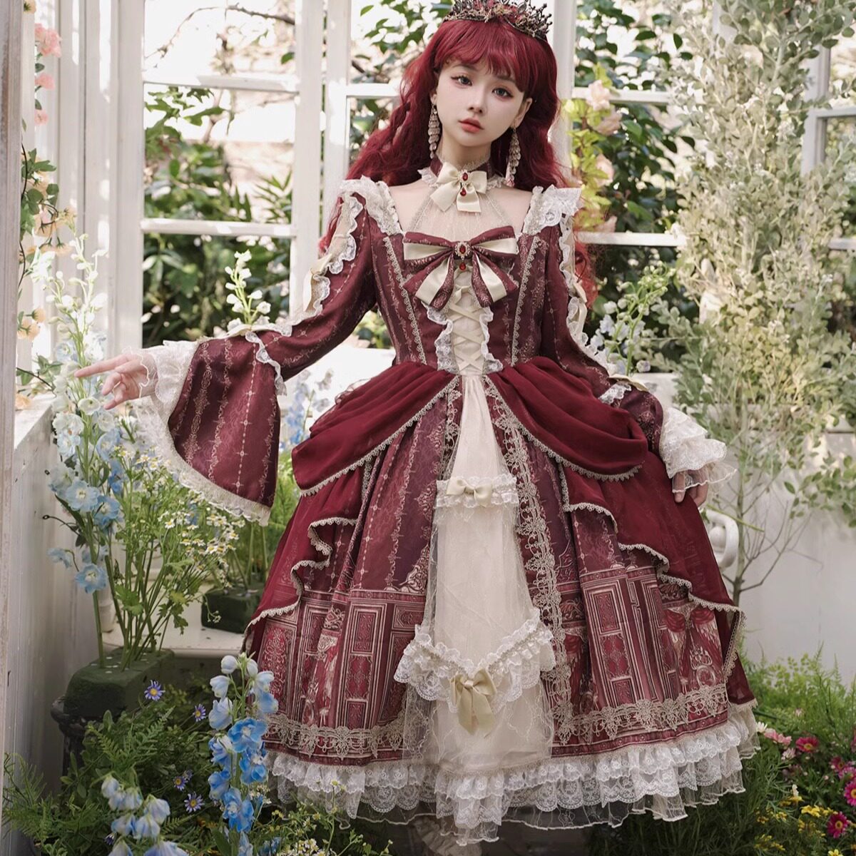 原创巴洛克宫殿连衣裙