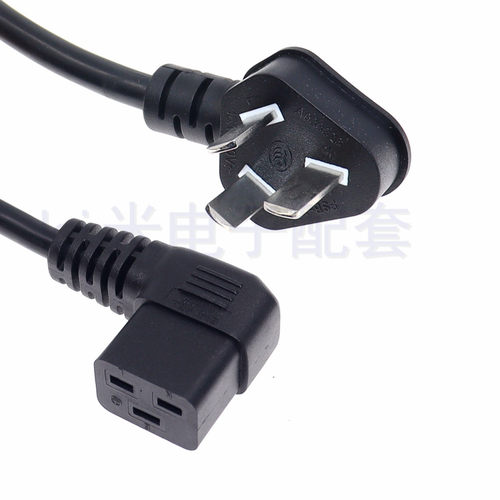 国标16A三脚C19电源延长线大功率