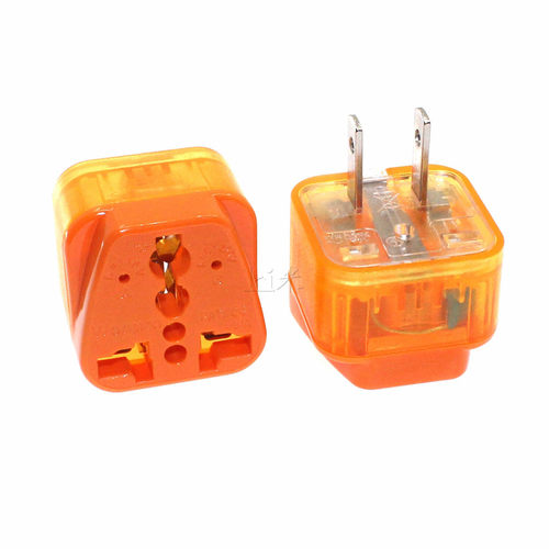 稳不落wonpro美标国标两扁插头防突波防雷击带电压识别功能旅游