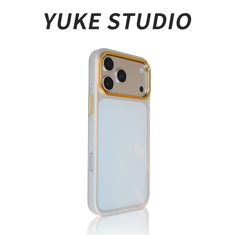 【实物更美】适用于iPhone17promax手机壳偏光镭射羽毛苹果17全包透明简约16Pro高级感防摔气囊16硬套男女