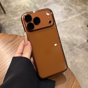 【自带镜头膜】适用于苹果17promax手机壳新款轻薄高透iPhone17Air简约16高级感15时尚14防摔13男女款12硬套