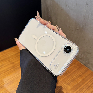 适用于iPhone17手机壳新款 13防摔12硬套 轻薄全包苹果Air高透无线磁吸16promax带镜头膜15plus创意高级感14