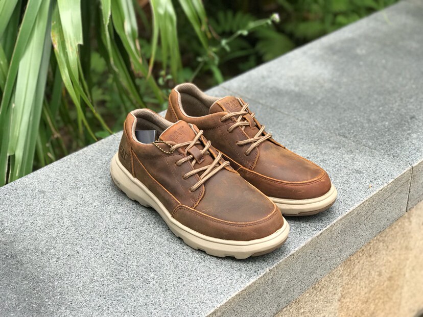 CA卡T特男鞋真皮牛皮 青年潮流户外鞋 休闲徒步鞋复古 春秋系带