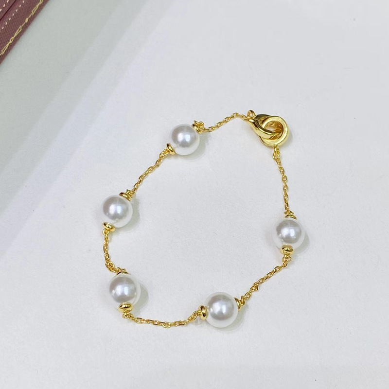 DIY配件S925纯银珍珠项链手链套