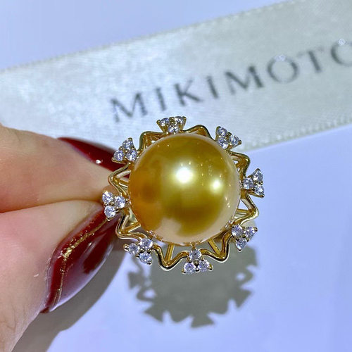 diy手工配件 S925纯银精美气质珍珠戒指银饰空托 半成品指环戒托