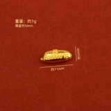 Сплав талисман идеальный маленький слиток золотой кирпич золотая фасоль черепаха удачи Жуйи рис золотая фасоль рог изобилия начинка