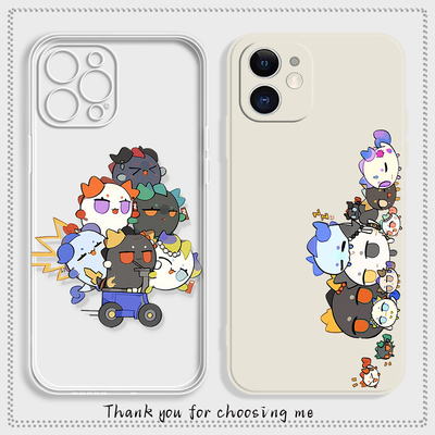 明日方舟可爱泡泡龙手机壳适用于苹果17华为p70小米等安卓机型