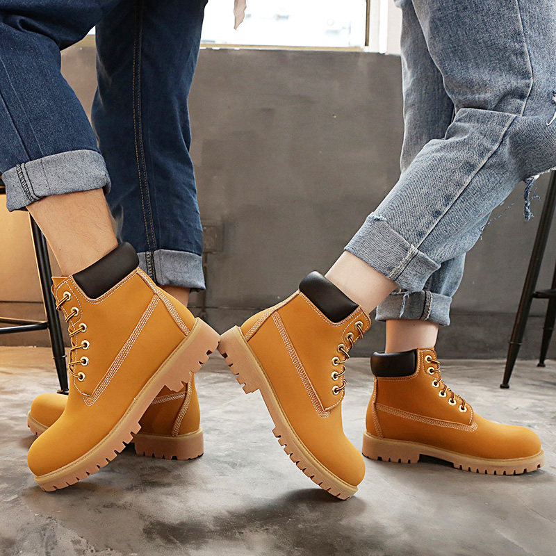 Autumn and winter Korean Edition Versatile Plush Riding boots men and women Gaobang chinese rhubarb lovers Bootie Large Frock shoes Cotton bootsin the Women's Shoes, Boots  category - from Buy2taobao.com to provide professional Taobao agent buy service