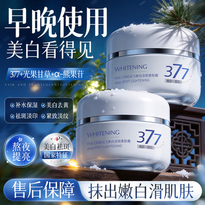 FIVE CEREAL'S/韩方五谷377美白面霜祛斑淡印补水保湿去黄提亮