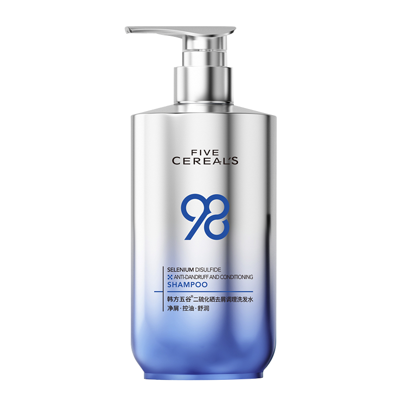 HF 二硫化硒洗发水500ml（电镀蓝）8