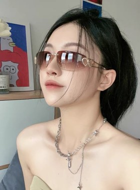 防紫外线无框个性欧美太阳镜