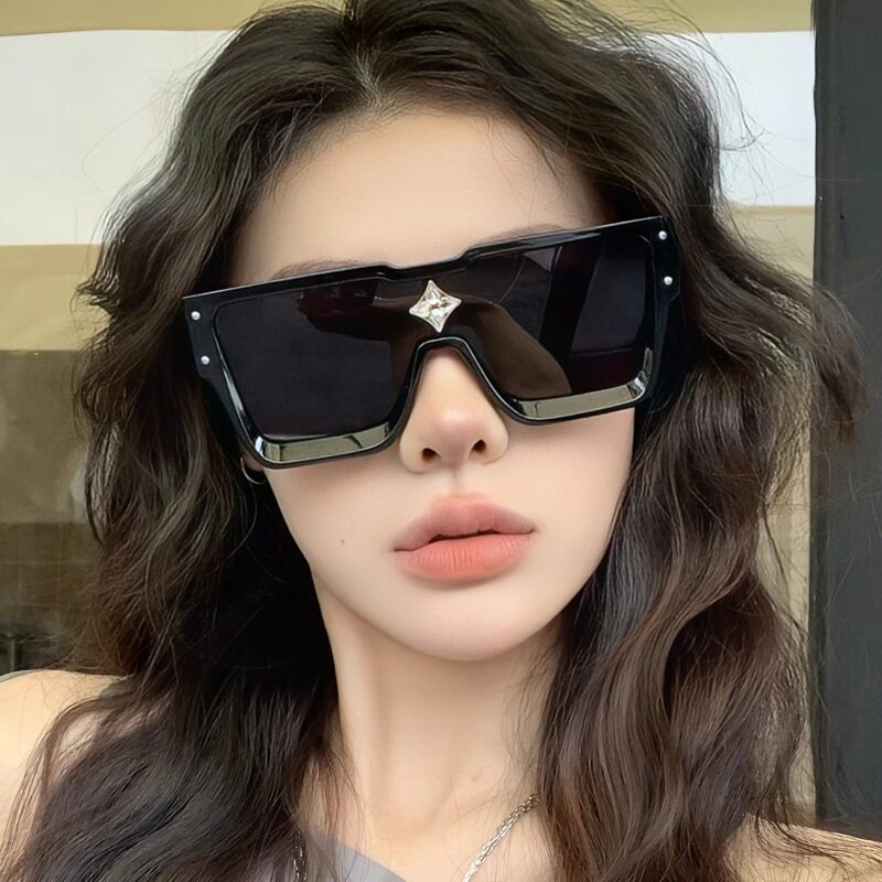 明星网红同款方形大框墨镜女潮欧美时尚遮阳防紫外线太阳镜男大脸