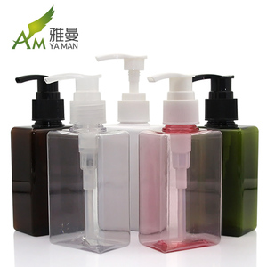 电镀金银乳液螺旋泵头四方瓶150ml浴室洗衣液沐浴露洗发水补充装