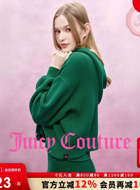 Juicy Couture【slow cleanfit系列】橘滋外套女25年秋冬针织上衣