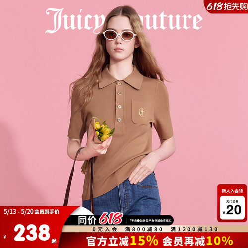 JuicyCouture橘滋polo衫针织短袖
