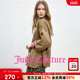 Juicy Couture橘滋衬衫 女拼接刺绣宽松廓形上衣