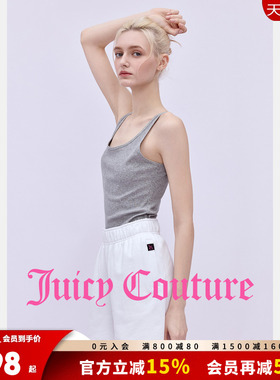 Juicy Couture【slow cleanfit系列】橘滋休闲裤女26夏新款白短裤