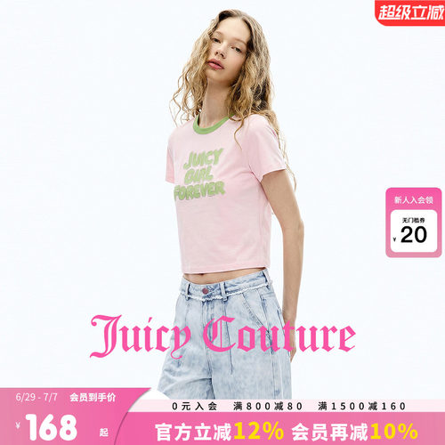 JuicyCouture橘滋圆领T恤
