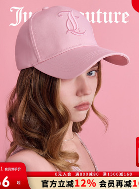 【博主同款】Juicy Couture橘滋帽子女25年夏新款甜美刺绣鸭舌帽