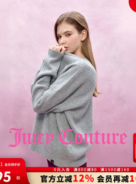 Juicy Couture【slow cleanfit系列】橘滋针织衫女25秋冬新款毛衣