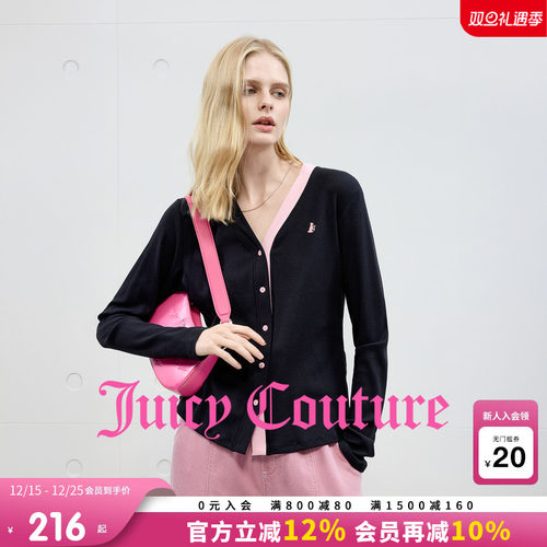 JuicyCouture橘滋撞色针织衫