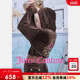 Juicy 丝绒连帽短上衣 外套女26春新款 Couture橘滋 弹力天鹅绒