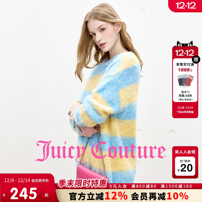 JuicyCouture橘滋圆领毛衣