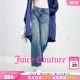 女丹宁直筒休闲宽松长裤 Juicy Couture橘滋牛仔裤